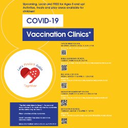 COVID Vaccine Clinic Flyer Image